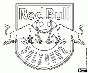 malvorlagen FC Red Bull Salzburg-Abzeichen ausmalbilder