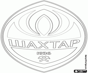 malvorlagen FC Schachtar Donezk Abzeichen ausmalbilder