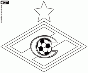 malvorlagen FC Spartak Moskau logo ausmalbilder