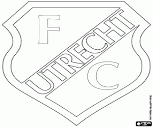 malvorlagen FC Utrecht-Schild ausmalbilder