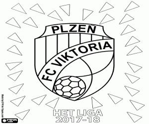 malvorlagen FC Viktoria Plzen, HET Liga 2017-2018 ausmalbilder