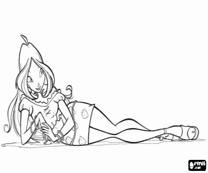 malvorlagen Die Fee Flora Winx Club ausmalbilder