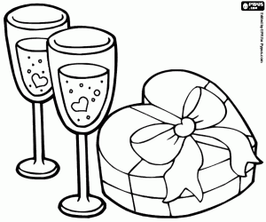 malvorlagen Eine Feier der Valentinstag ausmalbilder