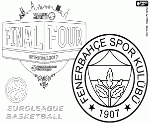 malvorlagen Fenerbahce, EuroLeague 2017 Meister ausmalbilder