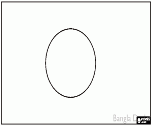 malvorlagen Flagge von Bangladesch ausmalbilder