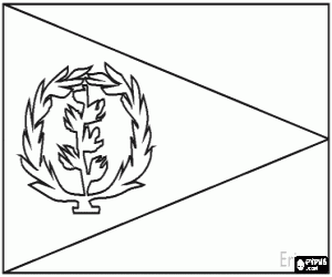 malvorlagen Flagge von Eritrea ausmalbilder