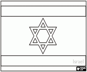 malvorlagen Flagge von Israel ausmalbilder