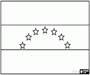 malvorlagen Flagge von Venezuela ausmalbilder