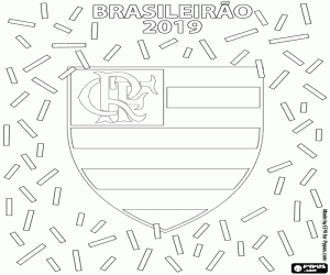 malvorlagen Flamengo, Brasileirao 2019 ausmalbilder