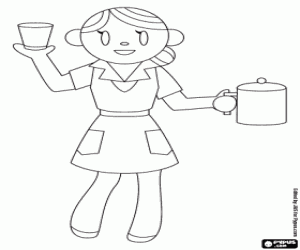 malvorlagen Flugzeug Service an Bord ausmalbilder