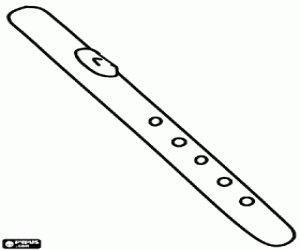 malvorlagen Die Flöte, traditionelles instrument ausmalbilder