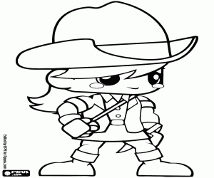 malvorlagen  Eine Forscherin als Indiana Jones ausmalbilder