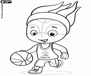 malvorlagen Frenkie, EuroBasket 2015 Maskottchen ausmalbilder
