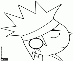 malvorlagen Die Frisur des Saxophonisten ausmalbilder