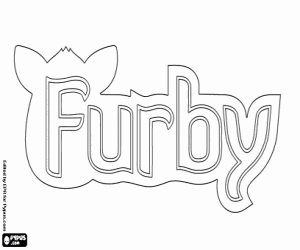 malvorlagen Furby logo ausmalbilder