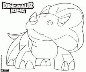 malvorlagen Gabu, Dinosaur King triceratops ausmalbilder