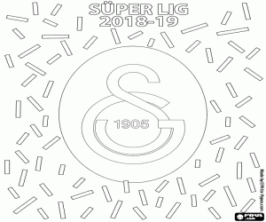 malvorlagen Galatasaray, Meister 2018-2019 ausmalbilder