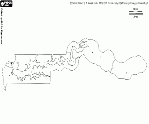malvorlagen Gambia Karte ausmalbilder