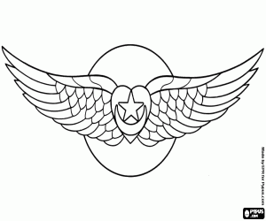 malvorlagen Ein geflügeltes Herz, das Sufi-Symbol ausmalbilder