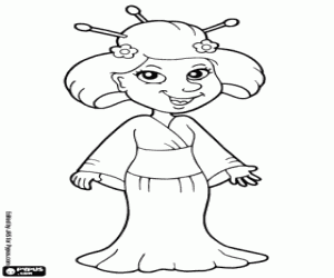 malvorlagen Die geisha ausmalbilder