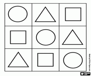malvorlagen Mit geometrischen Formen zu spielen ausmalbilder