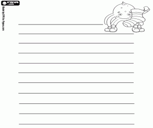 malvorlagen Geschenke liste mit Pypus und Socke ausmalbilder