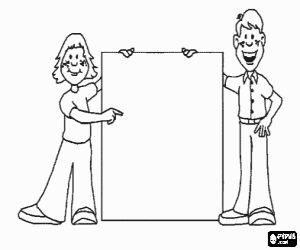 malvorlagen Eine Geschenkkarte für den Vater ausmalbilder