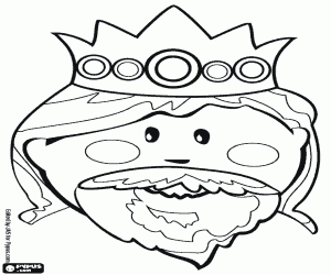 malvorlagen Das Gesicht der König Melchior ausmalbilder