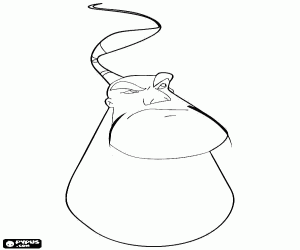 malvorlagen Das Gesicht des Lian-Chu ausmalbilder