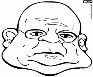 malvorlagen Das Gesicht eines Richters ausmalbilder