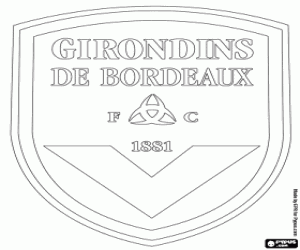 malvorlagen Girondins Bordeaux-emblem ausmalbilder