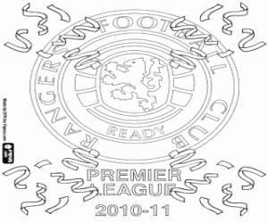 malvorlagen Glasgow Rangers, Meister 2010-2011 ausmalbilder
