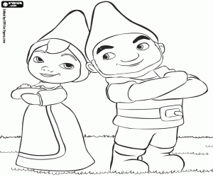 malvorlagen Das Glück von Gnomeo und Julia ausmalbilder