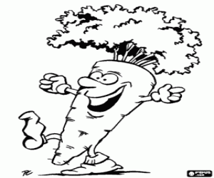 malvorlagen Glücklich Karotte ausmalbilder