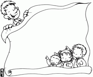 malvorlagen Glückwunsch-Karte für Vatertag ausmalbilder