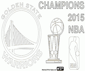 malvorlagen Golden State Warriors Meister NBA2015 ausmalbilder