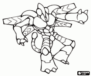 malvorlagen Gormiti Drache, der tödliche ausmalbilder