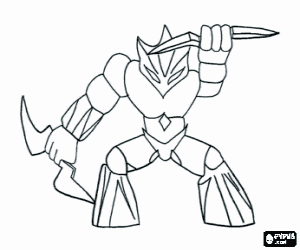 malvorlagen Ein Gormiti, L'electricante ausmalbilder