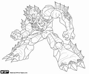 malvorlagen Die Gormiti der Meere, Poivrons ausmalbilder