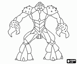 malvorlagen Die Gormiti des Meeres, Carrapax ausmalbilder