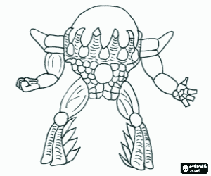 malvorlagen Gormiti, schwarzer Opal ausmalbilder