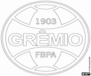 malvorlagen Gremio de Porto Alegre-logo ausmalbilder