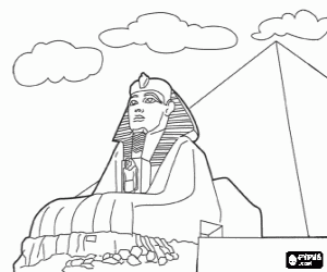 malvorlagen Die große Sphinx von Giza, Ägypten ausmalbilder