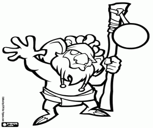 malvorlagen Der Guru des Stein, Sly Cooper ausmalbilder