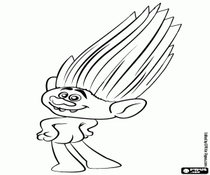 malvorlagen Guy Diamond, der silberne Troll ausmalbilder