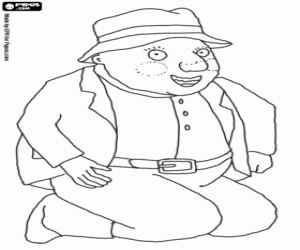 malvorlagen Der Gärtner, die kleine Prinzessin ausmalbilder