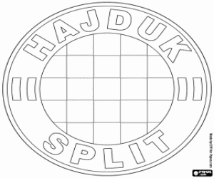 malvorlagen Hajduk Split-emblem ausmalbilder