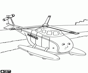 malvorlagen Harold der Hubschrauber ausmalbilder