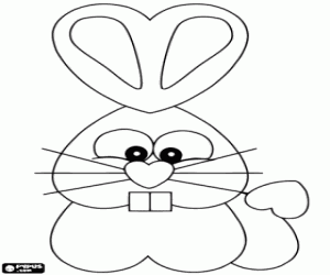 malvorlagen Das Hase der Herzen ausmalbilder