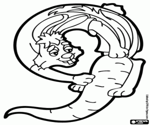 malvorlagen Hase und Karotte, die Zahl 9 ausmalbilder